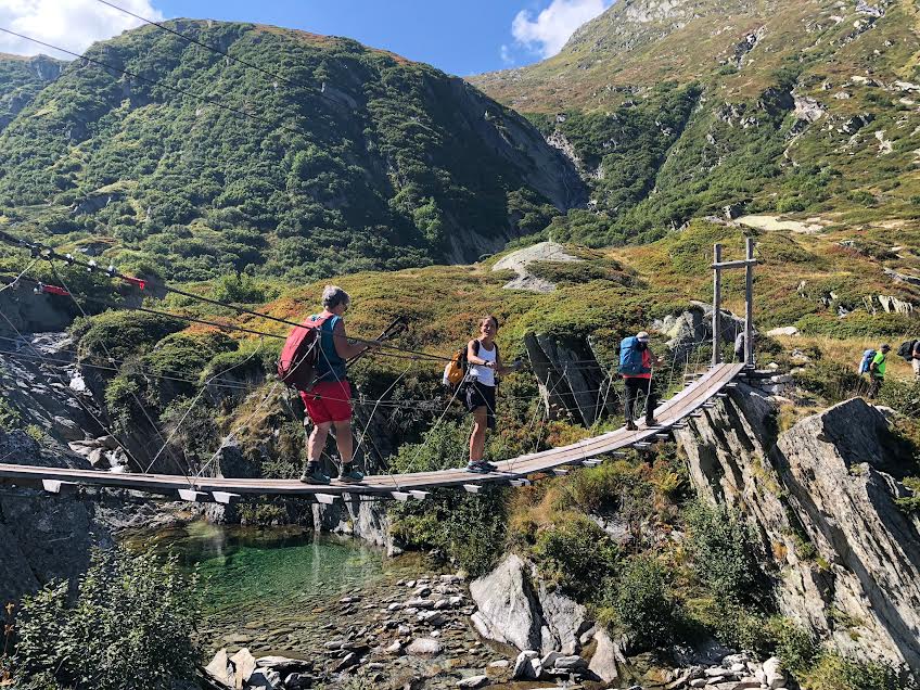 Lago Santa Maria Ponte Tibetano