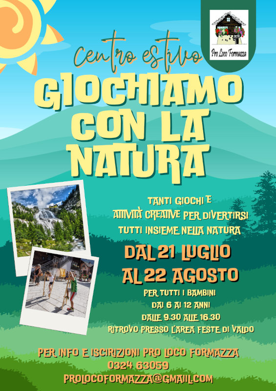 Giochiamo con la Natura. Formazza